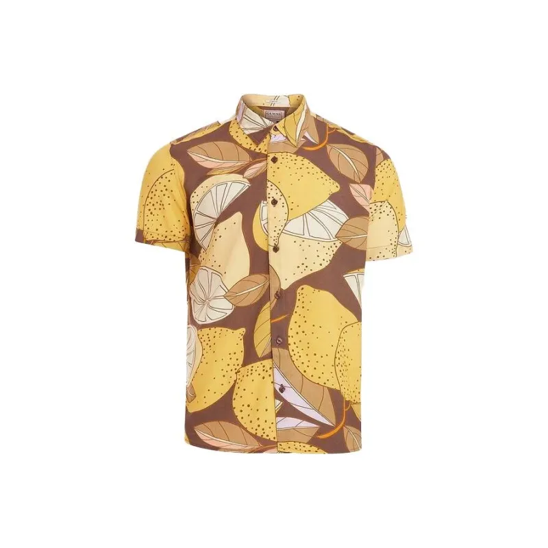 GUESS Shirts Men Yellow-0