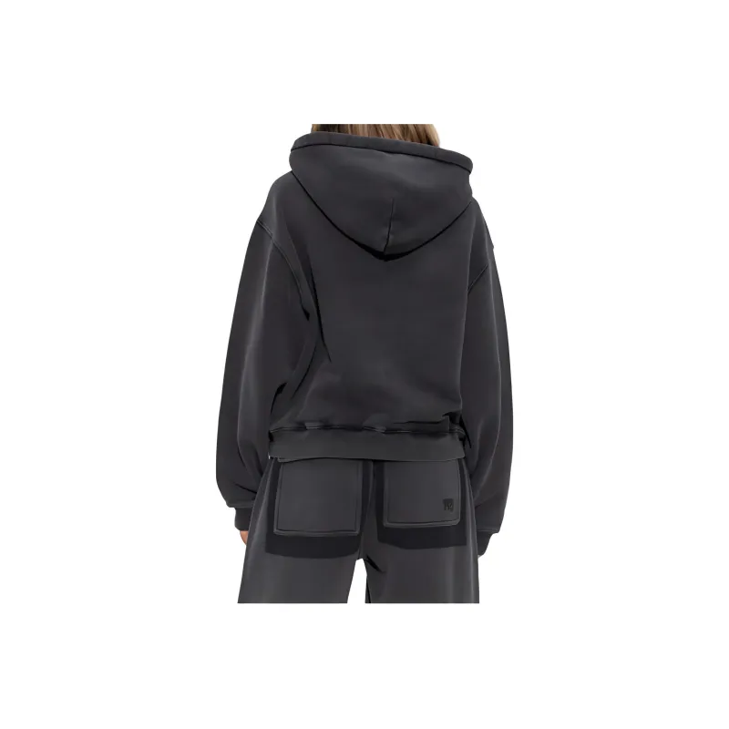T By Alexander Wang Blade Logo Hoodie Washed Cedar-3