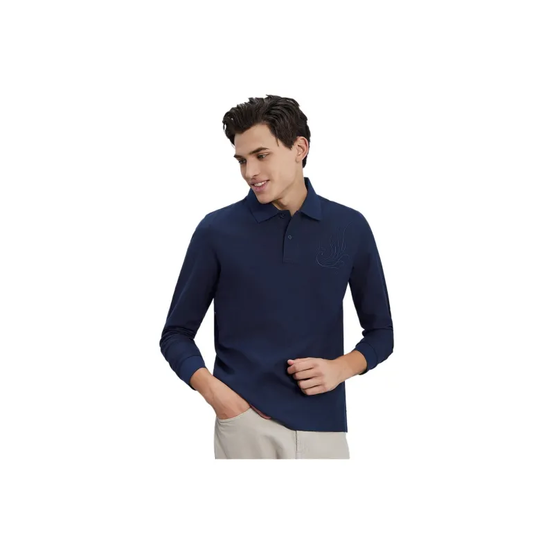 Red bean Polo Shirts Men-2