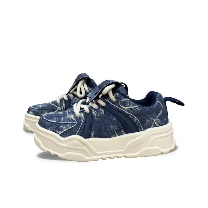 XLAIII Anti Slip And Wear Resistant Height Increasing Low Top Chunky Sneakers Unisex-1