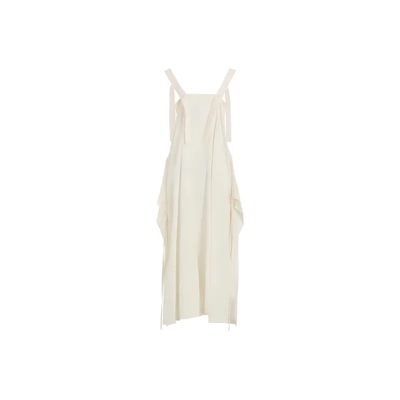 Yohji Yamamoto Y's FW24 Sleeveless Dress Women's Ecru-1