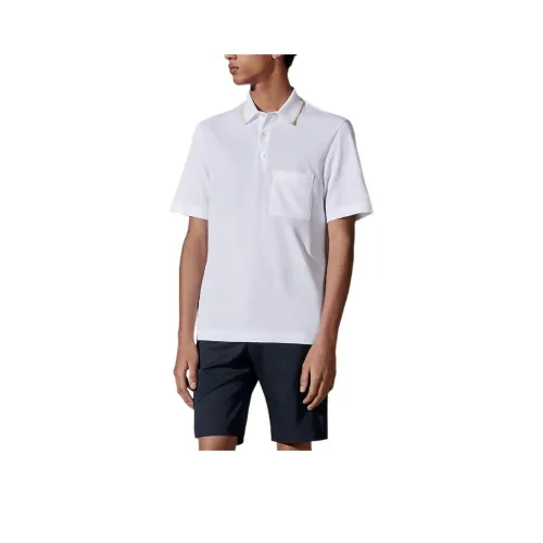 HERMES Polo Shirts Men White
