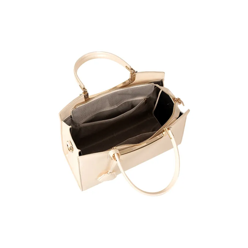 Vigno Synthetic Leather Handbag, One Shoulder, Crossbody Bag Regular Women's White-6