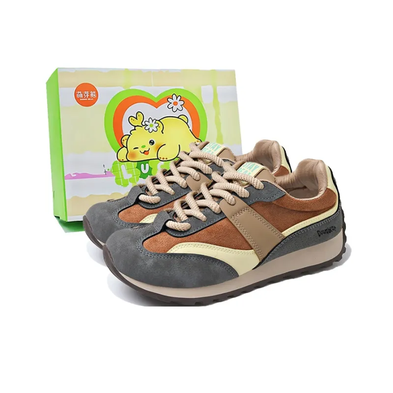 Budding Bear Anti-Slip And Wear-Resistant Lightweight Height Increasing Low-Top Casual Shoes Women's-7
