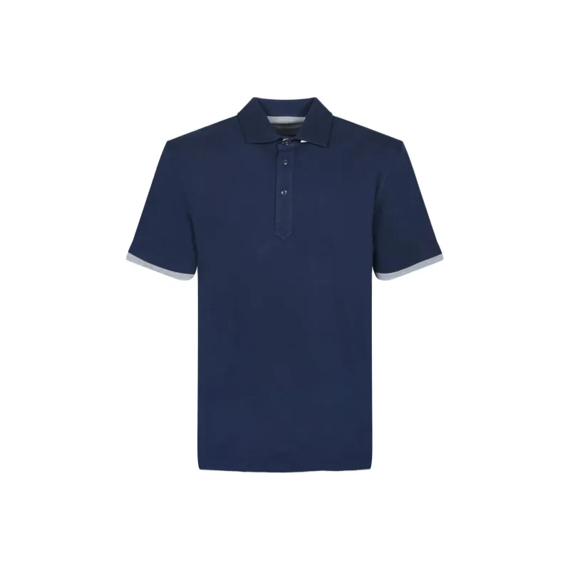 Brunello Cucinelli Faux layered Polo Shirt-0