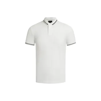 EMPORIO ARMANI Logo Placed Jersey Polo Shirt
