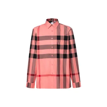Burberry Long Sleeve Check Button Down Shirt