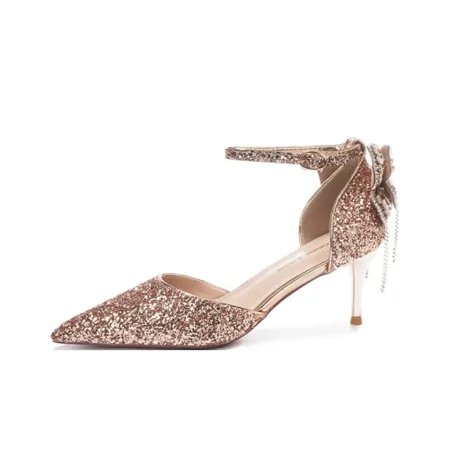 WEISHIBANGWEI Slim Heel High Heels Women's