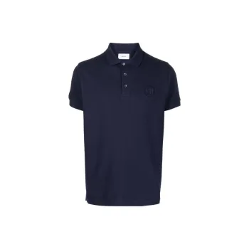 BALLY Logo Embroidered Straight Hem Polo Shirt