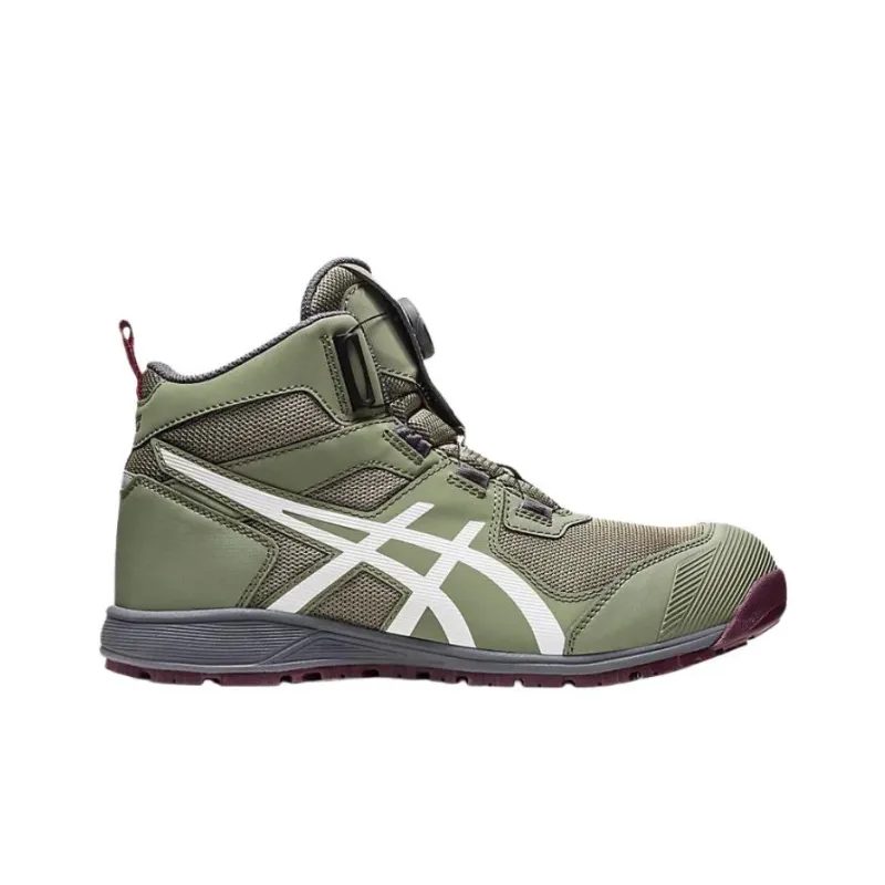 Asics Winjob CP214 Anti Slip Wear Resistant High Top Casual Shoes Men's Green-1