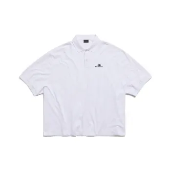 Balenciaga Men's Bb Classic Oversized Polo
