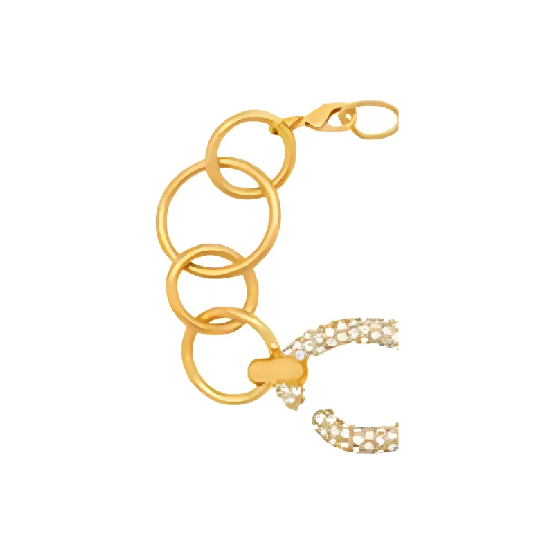 Oscar De La Renta Pavé O Chain link Bracelet-1
