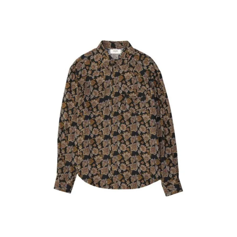 CELINE Shirts Men Brown-0