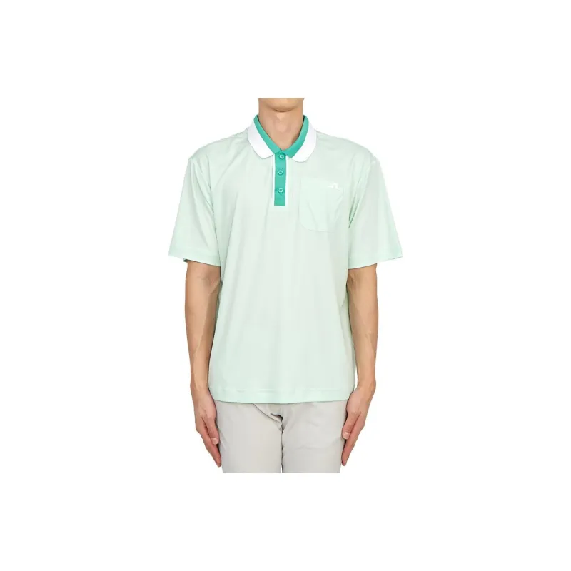 J.Lindeberg Polo Shirt Men's Light Green-0