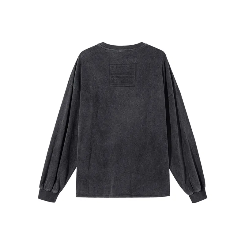 Ouyang Sweatshirt Women's Washed Gray-1