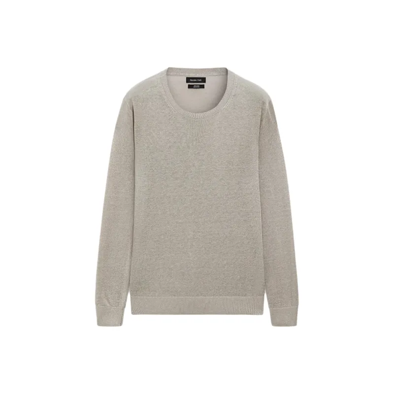 Massimo Dutti Knitwear Men's Beige Yellow-0