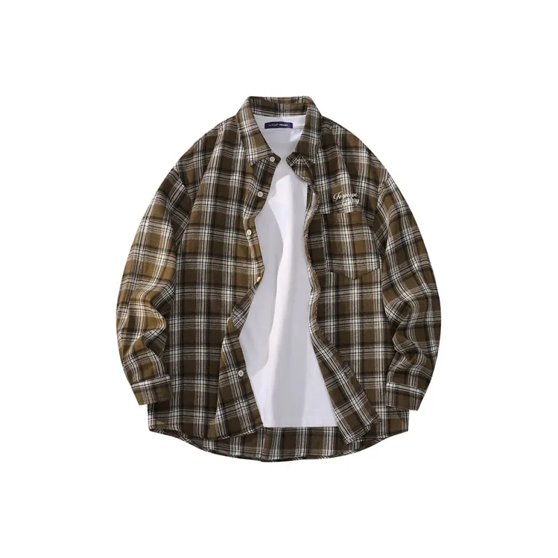 FAX FOR FMACM Shirt Unisex Coffee Plaid-0