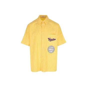 Valentino Shirts Men Yellow