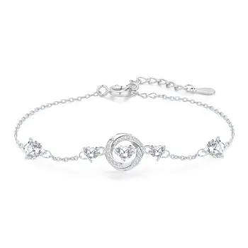 SINO GEM 999 Fine Silver Bracelets Women's