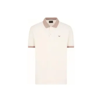 EMPORIO ARMANI SS24 Polo Shirt Men's Ivory