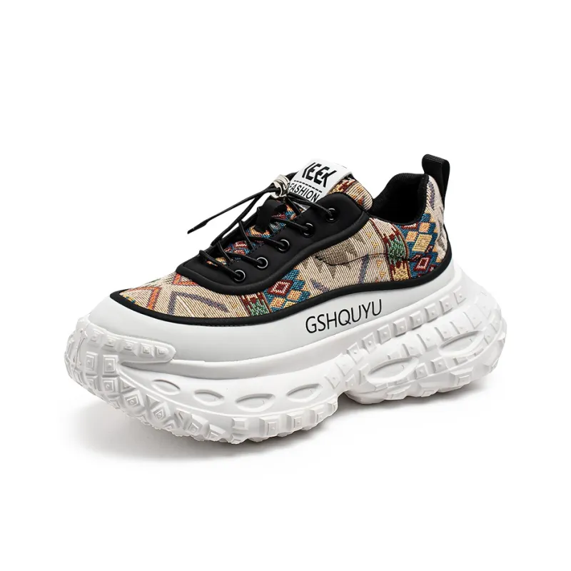 JANECO Low Top Chunky Sneakers Men's-15
