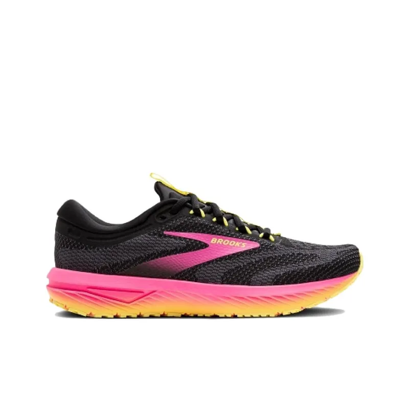 Brooks Revel 7 Cushioning, Wear Resistant Low Top Casual Running Shoes Women's Black-1