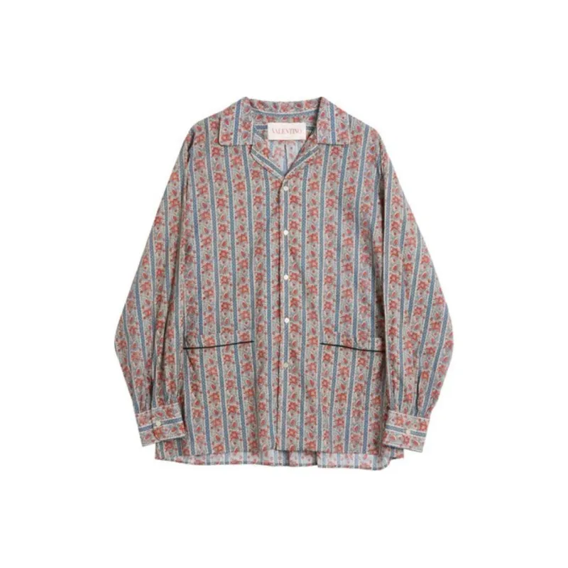 Valentino All Over Patterned Button Up Shirt-0