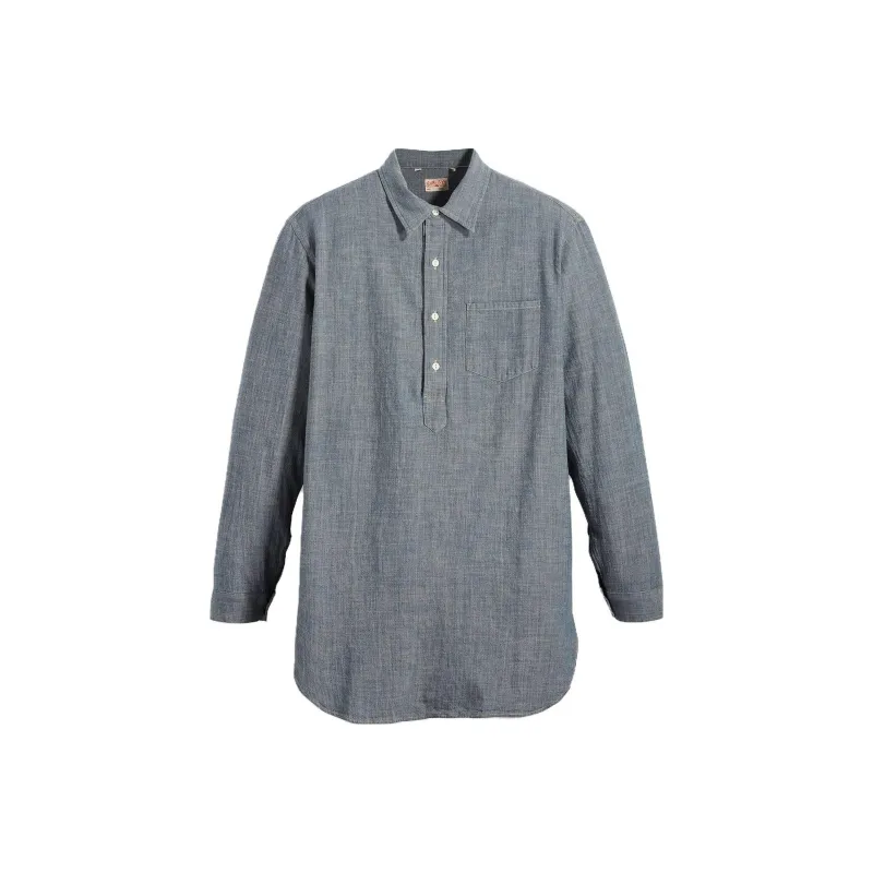 Levis Shirts Men Indigo-0