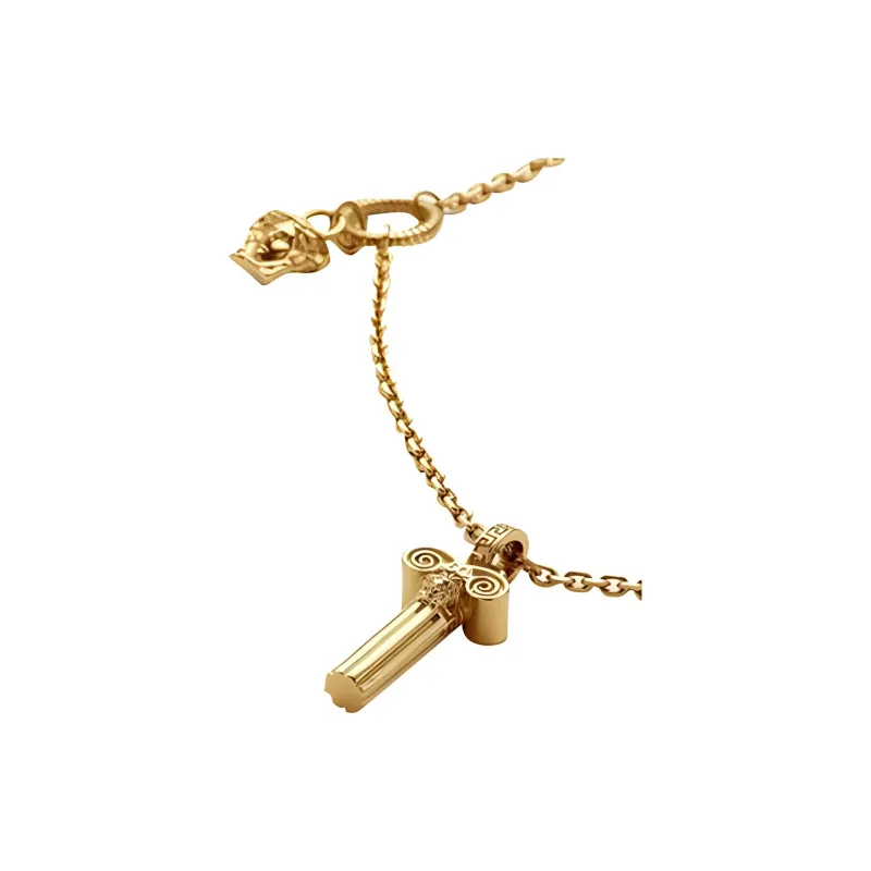 VERSACE Metal Necklaces Men's Gold-4