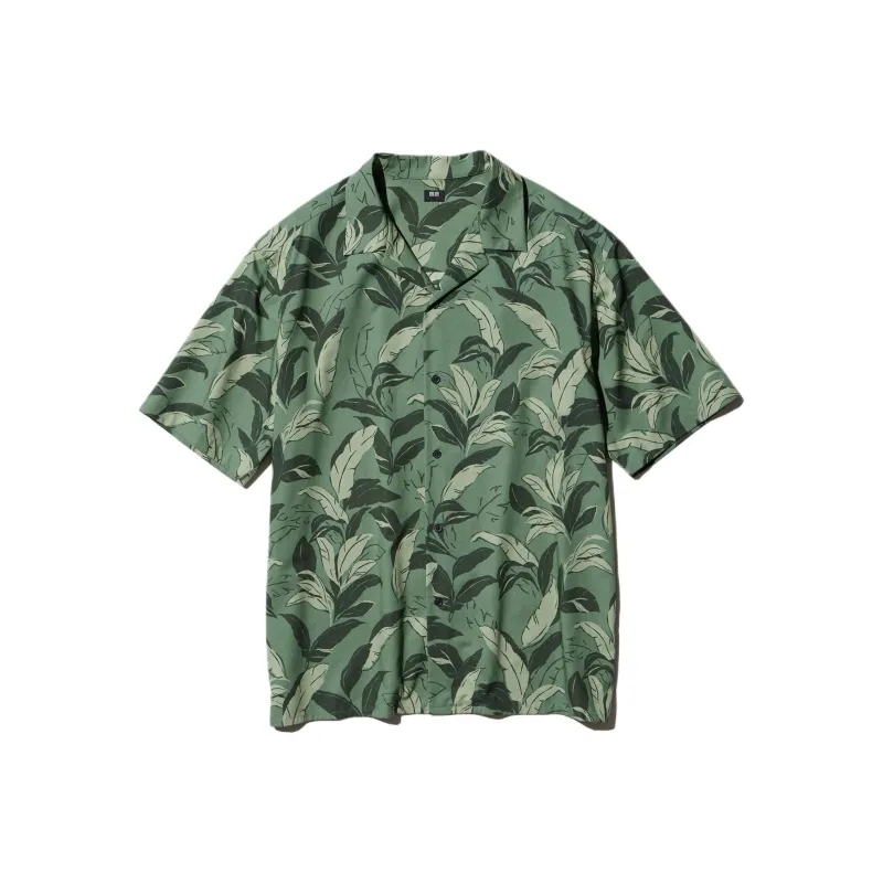 UNIQLO Shirts Unisex Olive-0