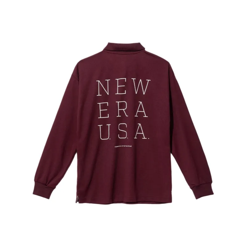 New Era Polo Shirts Unisex Red-0