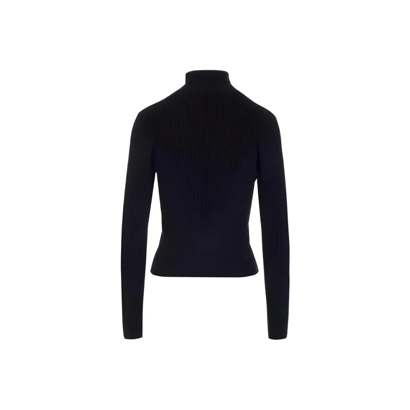 Patou Ribbed knit Turtle neck Jumper-1