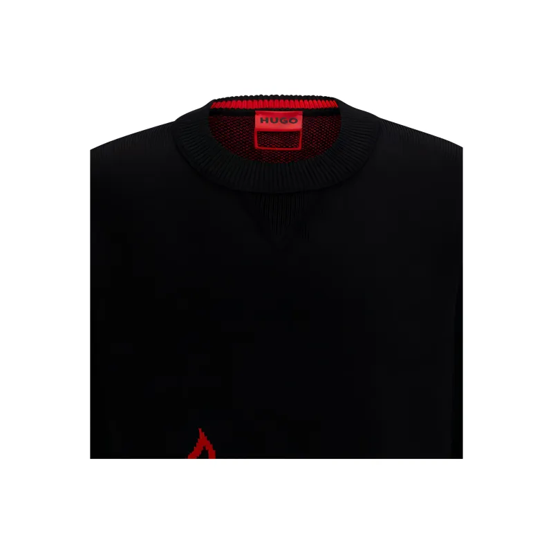 HUGO BOSS SS24 Sweater Men's Black-1
