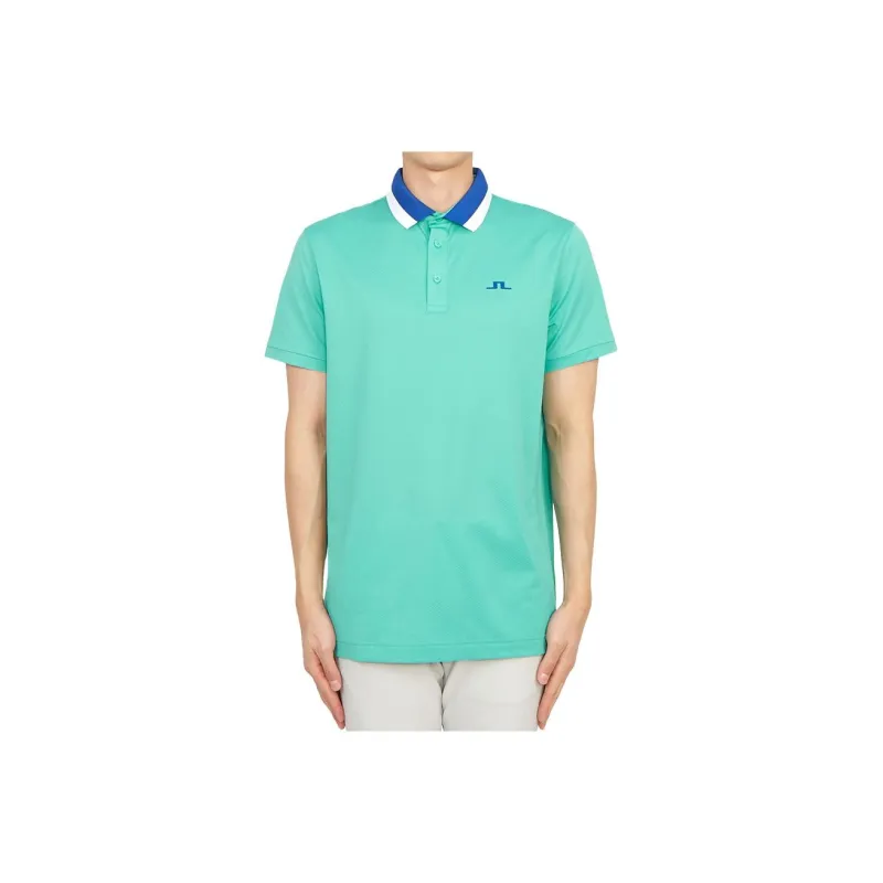 J.Lindeberg Polo Shirt Men's Mint Green-0