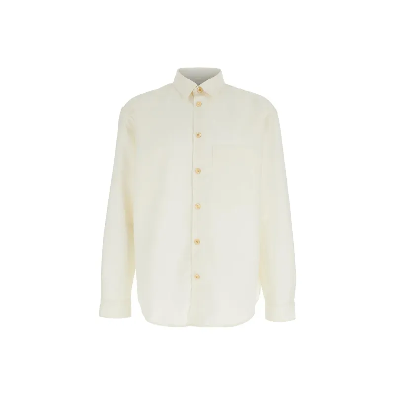 BE PLAIN Shirt Men's Ivory White-0