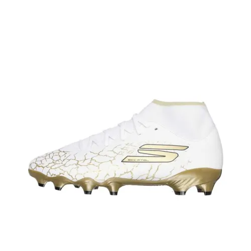 Skechers Soccer Shoes Men's White Gold