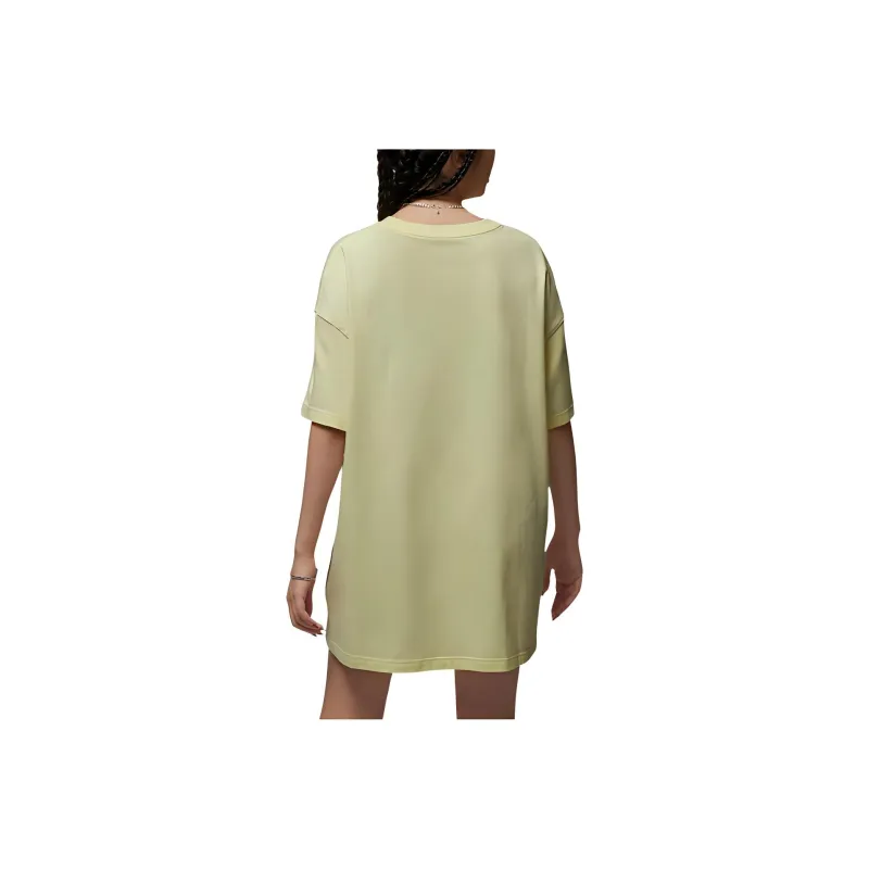 Jordan Short-Sleeved Dresses Women's Yellow-1