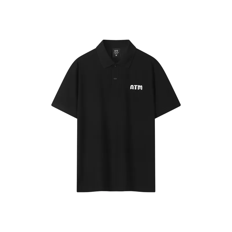 JIANWANG Polo Shirt Unisex Black-0