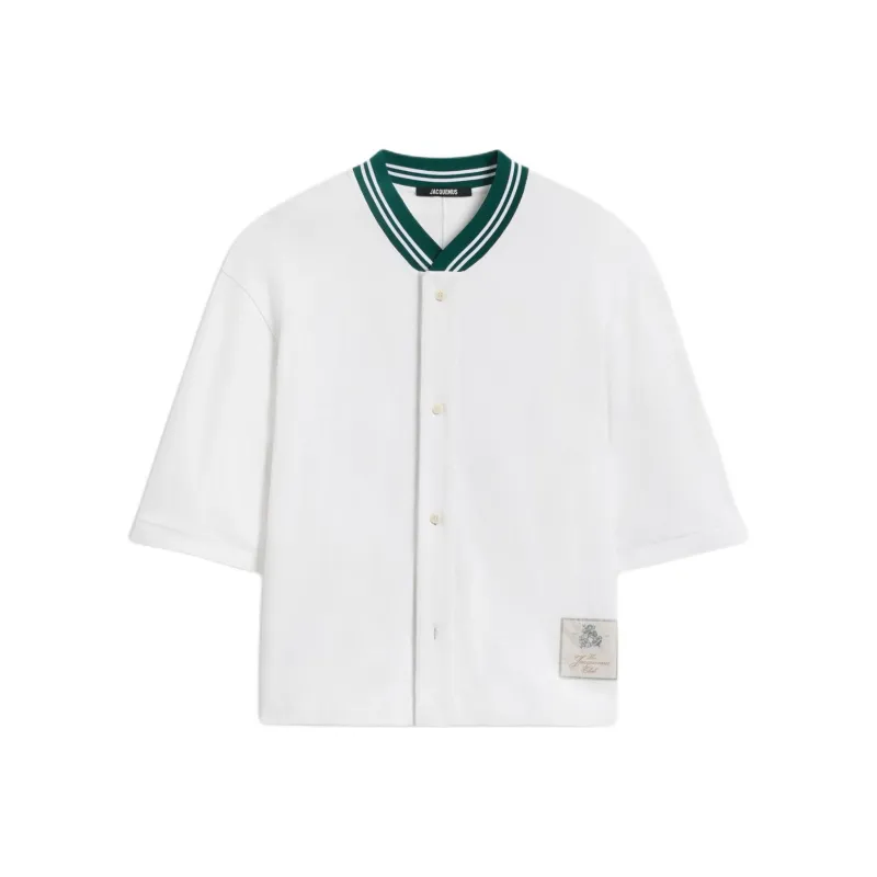 Jacquemus The Baseball Short Sleeve Shirt-0