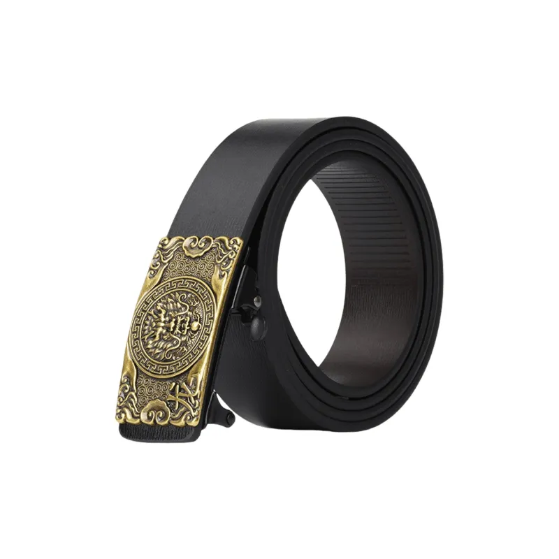 JONNY MOORE Cow Split Leather Belts Unisex 3.3cm-3