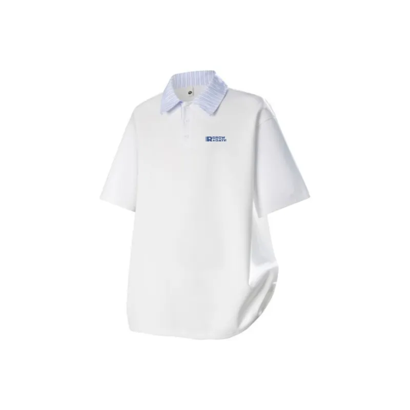 GROW DATE Polo Shirt Short Sleeved Unisex-8