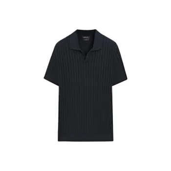 Massimo Dutti Polo Shirt Men's Blue
