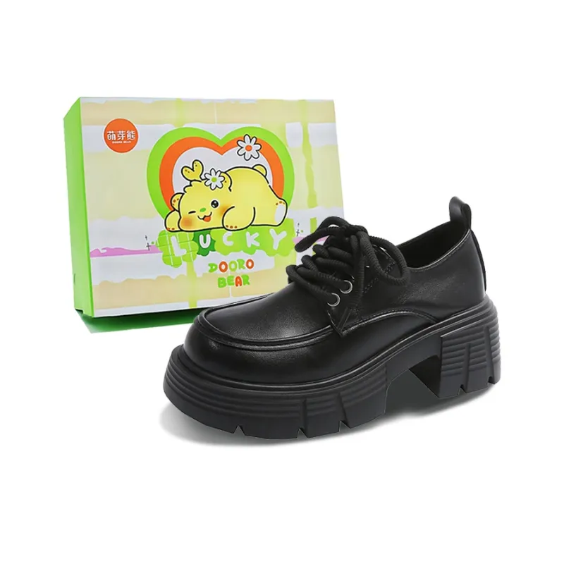 Budding Bear Casual Single Shoes Women's Black-6