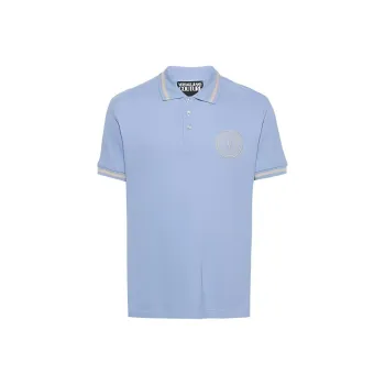 VERSACE JEANS COUTURE Logo embroidered Polo Shirt
