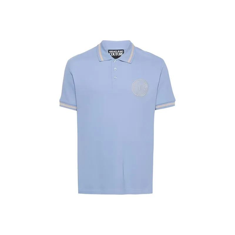 VERSACE JEANS COUTURE Logo embroidered Polo Shirt-0
