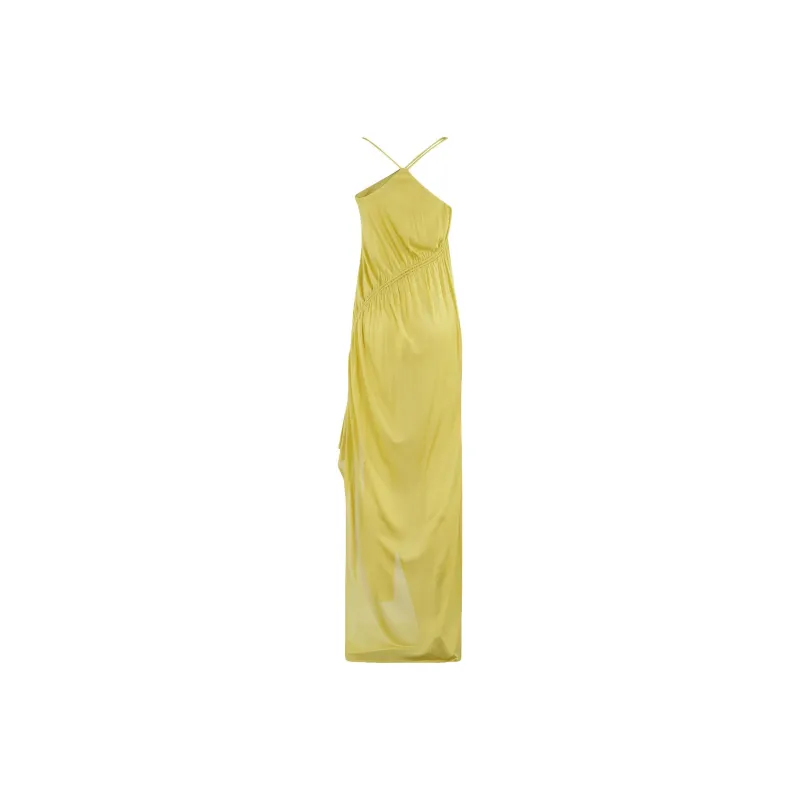 Blumarine Draped Asymmetrical Maxi Dress-1