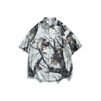 TYPERIGHTER Shirt Unisex Branch Camouflage