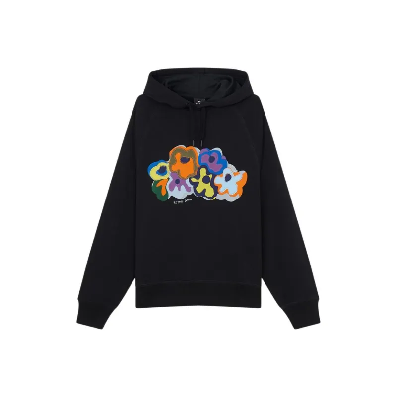 Paul Smith Floral Printed Drawstring Hoodie-0