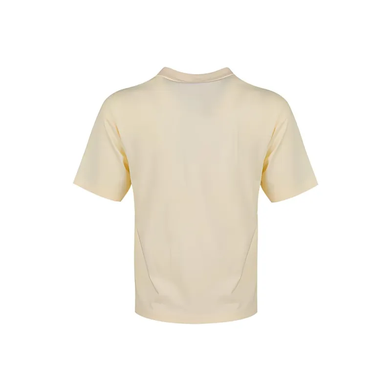 Nike T Shirt Women's Light Yellow-1