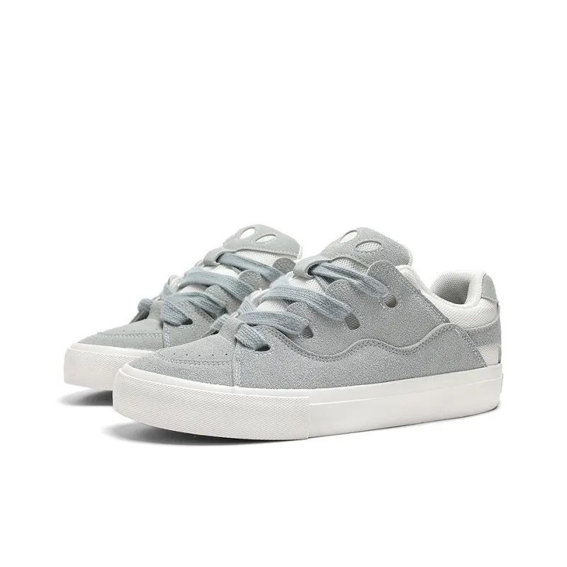 OUGLEMEN Slip-Resistant Cushioning Abrasion-Resistant Low-Top Skateboard Shoes Unisex Box-12